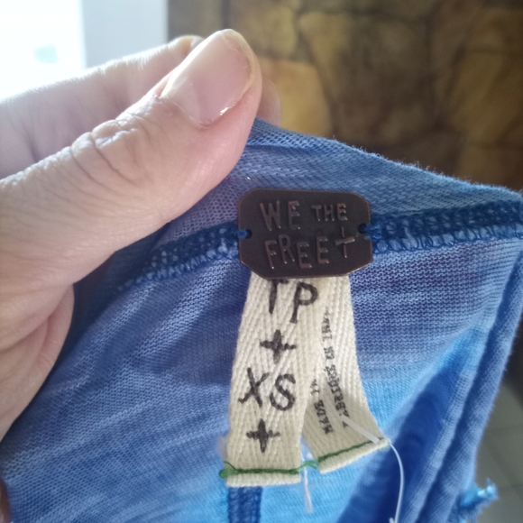 We The Free Sky Blue Tank Top - Picture 2 of 4